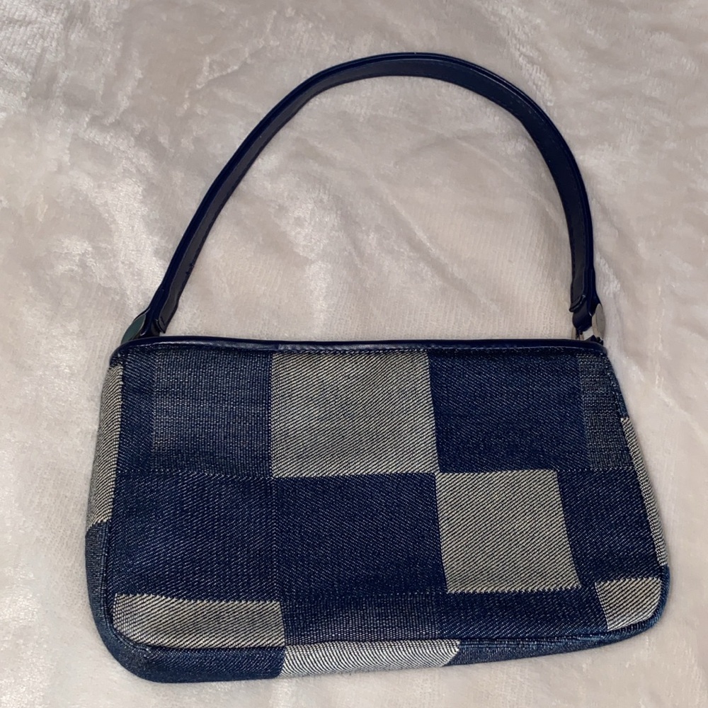 Denim mini purse